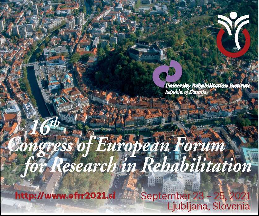 16th Congress of European Forum for Research in Rehabilitation